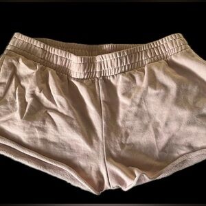 pink garage shorts low waisted